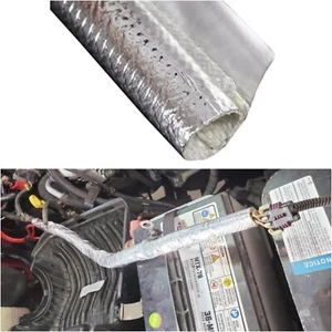 30MM ID Self-wrap Heat Shield Sleeve Thermal Reflective for Cable Wire Hose 1M - Picture 1 of 8