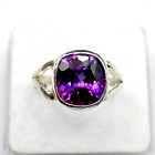 925 Sterling Silver Natural Certified 24.70 Ct Bi-color Sapphire Antique Ring