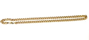 10k Gelbgold Doppelglied Hohlkette Halskette 10,0g 18" 6,09mm Nachlass - Bild 1 von 8