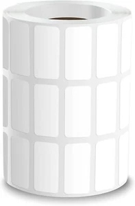 Small White Removable Labels Stickers - Blank Stickers to Write on for Office, S - Picture 1 of 3