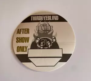 Third Eye Blind 1998 Bonfire Tour Limited After Show Pass De Colección Sin Usar Nuevo de Edición - Imagen 1 de 2