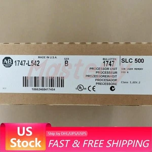 New Sealed AB 1747-L542 SLC 500 5/04 CPU PROCESSOR UNIT 1747L542 US Free Tax - Picture 1 of 7