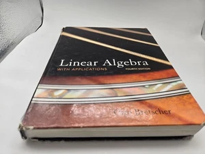 Linear Algebra with Applications Fourth Edition Otto Bretscher HC Book 2009 - Imagen 1 de 8