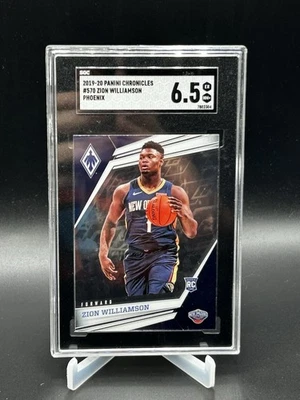 2019-20 Panini Chronicles Phoenix Zion Williamson #570 SGC 6.5 Rookie GJ - Image 1 of 2