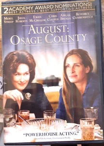 AUGUST: OSAGE COUNTY DVD, 2013 Disc only Meryl Streep Julia Roberts - Picture 1 of 1