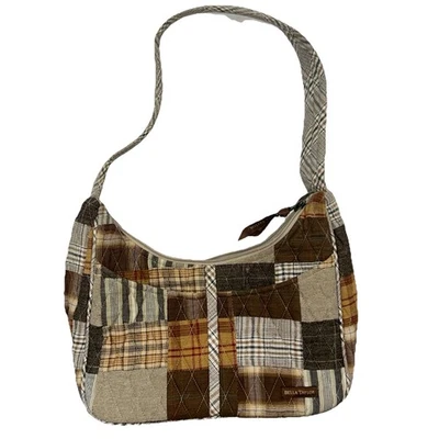 Bolso de Hombro/Bolso de Mano Bella Taylor Claire Patchwork Acolchado Granja Foto 1 de 4