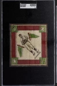 1914 B18 Baseball Tobacco Blanket Walter Johnson SGC AUTHENTIC Green Pennants - Picture 1 of 2