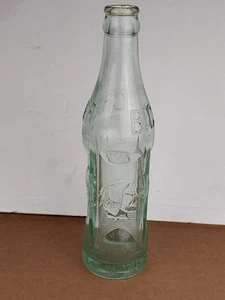 Big Chief Embossed Glass Soda Bottle Coca-Cola Tulsa Oklahoma  - Picture 1 of 13