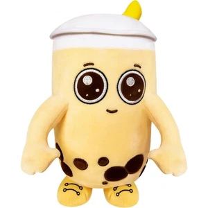 WIGGLE Boba Plush Toy – 11" Standing Bubble Tea Plush with Stickable Hands - Picture 1 of 3