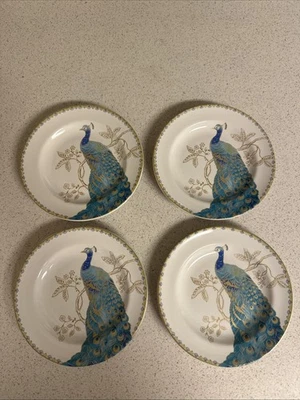 222 第五孔雀花园食欲盘面包和黄油甜点侧 4 件套 — 第 1/3 张图片