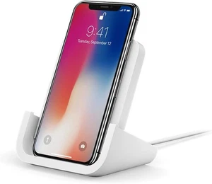 Logitech Powered Wireless Charging Stand for iPhone 17 Pro Max, 16, 15, 14, 13 - Picture 1 of 8