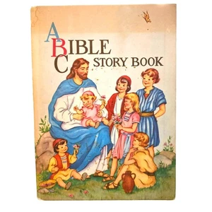 Vintage ABC Bible Story Book Children's Bible - Foto 1 di 7
