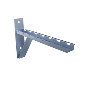Electro Zinc Plated Wire Mesh Cable Tray bracket, Triangle, Wall Mount, 300mm , - Photo 1/4