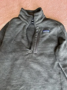PATAGONIA Better Sweater 1/4 Zip Fleece Pullover, Unisex Sz XS Heather Gray - Picture 1 of 9