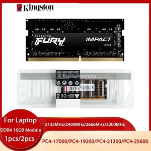 FURY IMPACT 16GB 32GB DDR4 2133 2400 2666 3200 Memory SO-DIMM 260-Pin For Laptop - Picture 1 of 14