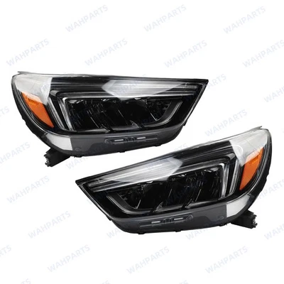 Pair For Buick Encore 2017-2022 Front Full LED DRL Left & Right Side Headlight - Image 1 of 4
