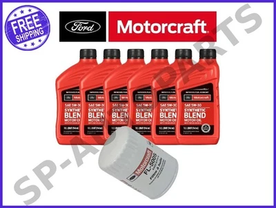 Kit de cambio de aceite Motorcraft para Ford Expedition/Explorer/F-150 2011+ 3,5 L EcoBoost Foto 1 de 3