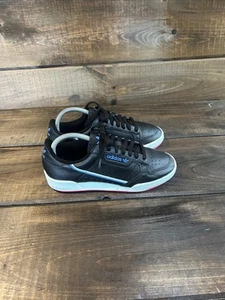 Adidas Continental 80 Black Sneakers Shoes Women Size 7 G27723 - Picture 1 of 13