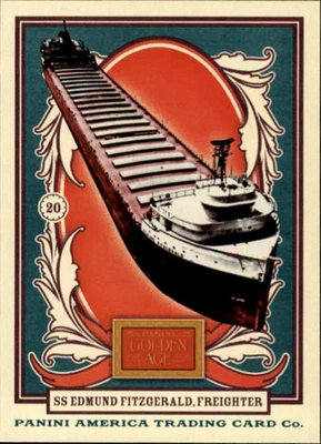 Tarjeta coleccionable Panini Golden Age 2013 #127 The Edmund Fitzgerald  Foto 1 de 2