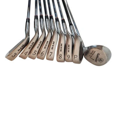 Palos de golf - Hierros Ram FX 3, 4, 5, 6, 7, 8, 9 - Vulcan PW - Golfsmith 1 driver Foto 1 de 4