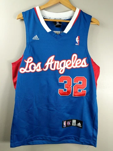 Adidas NBA Blake Griffin Los Angeles Clippers Stitched Jersey Blue #32 Mens 44 Cover