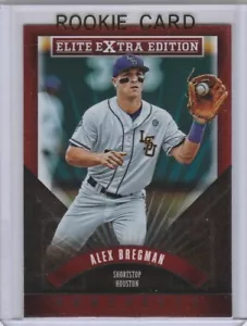 TARJETA DE NOVATO ALEX BREGMAN Extra Elite Béisbol de radiocontrol Houston Astros ¡LSU TIGRES! - Imagen 1 de 2