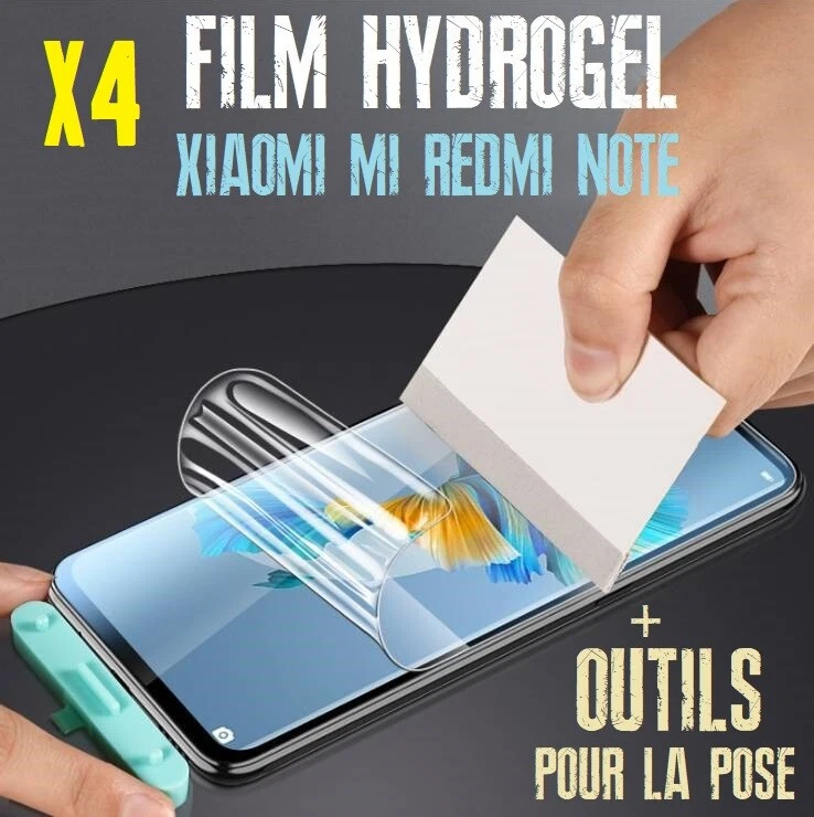 Film Hydrogel Protège-Écran XIAOMI Mi Redmi Note 12 11 10 9 8 Pro Lite Ultra