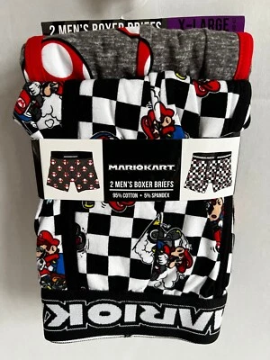 Calzoncillo boxer Nintendo Super Mario Bros Mario Kart para hombre paquete de 2 - XLarge Foto 1 de 4