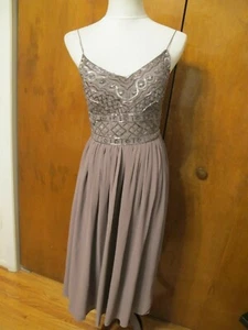 Anthropologie BHLDN Bristol Formal Dusty Purple Prom Graduation Dress 6 (fits 4) - Picture 1 of 10