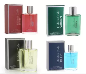 Hidden Code Blue Red Green Black Mens EDT Fragrance 100ml **ANY 2 FOR £10.06** - Picture 1 of 21