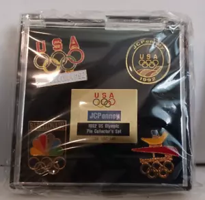 US Olympics Pin Collectors Set 1992 Barcelona New in Box FREE SHIPPING - Picture 1 of 6