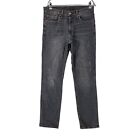Levi's 511 graue Stretch schmale Passform Jeans W33 L32