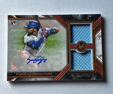 2022 Topps Museum Collection Copper /50 Yonny Hernandez #SWDRA-YH Rookie Auto RC
