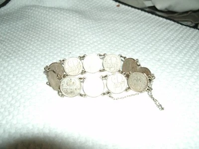 Poland Coin Bracelet made of (11) 1 Grosz Coins, II Republic - Image 1 of 4
