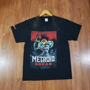 Metroid Dread Shirt Size L Game Stop Exclusive Promo Nintendo Switch Rare Men's - Picture 1 of 9