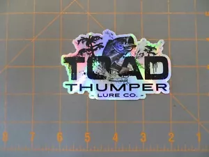 Toad Thumper Lure Co. Fishing Sticker - 4 x 2 1/2 inch - Picture 1 of 1