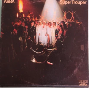 ABBA Super Trooper Australia Orange RCA pressing 12'' vinyl Lp 1980 Frida Benny - Picture 1 of 4