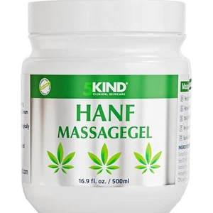 5kind Hanf-Aktivgel Hanfsalbe 500ml – Hochdosiertes Hanfgel – Für Gelenke und... - Bild 1 von 9