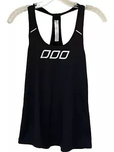 Lorna Jane Black Mesh Running Racerback Graphic Logo Tank Top, Size S - Picture 1 of 4