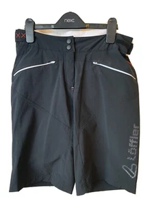 Loffler Ladies Size XS (30” W) Black Urban Cycling Shorts #REF13 - Picture 1 of 7