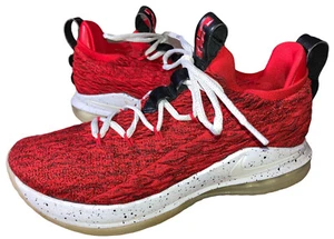 Nike LeBron 15 XV Low AO1755-600 University Red Men's  Size 9 US Shoes - Picture 1 of 6