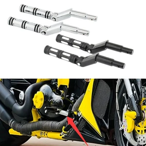 Foot Rest Pedal Pad+Bracket For Harley V-Rod Muscle 2002-2017 2016 Night Rod A - Picture 1 of 21