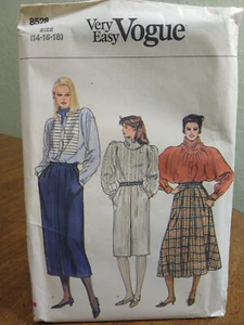Vogue Patterns 8528 Misses Rock Größe 14-18 NOS UNGESCHNITTEN - Bild 1 von 9
