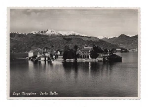 PIEMONTE LAGO MAGGIORE ISOLA BELLA CARTOLINA VIAGGIATA ANNO 1955 FG - Bild 1 von 2