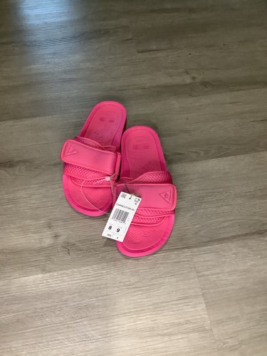 Nuove diapositive donna ADIDAS + Pharell Williams rosa solare Chancletas Hu taglia 9
