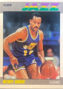 1987 Fleer #43 Rickey Green - Picture 1 of 2