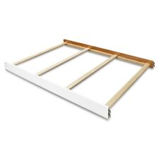 Sorelle Furniture Traditional Pine Wood Full Size Rails in White
