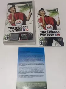 Tiger Woods PGA Tour 10 Sony PSP 2009 custodia e manuale SOLO NO GIOCO Playstation - Foto 1 di 19