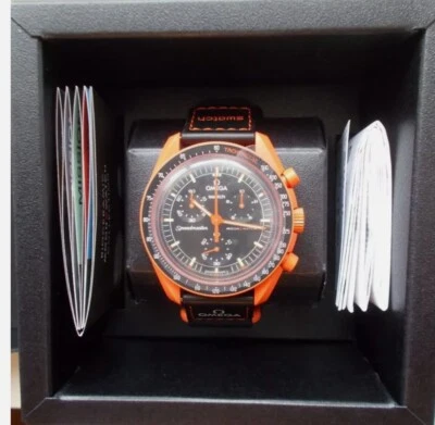 СОВЕРШЕННО новый Omega x Swatch биокерамический миссии на земле - лава - Изображение 1 из 3