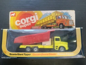 1977 CORGI SUPER SCANIA GIANT TIPPER DUMP TRUCK BOXED DIECAST MIB #2017 - Picture 1 of 2